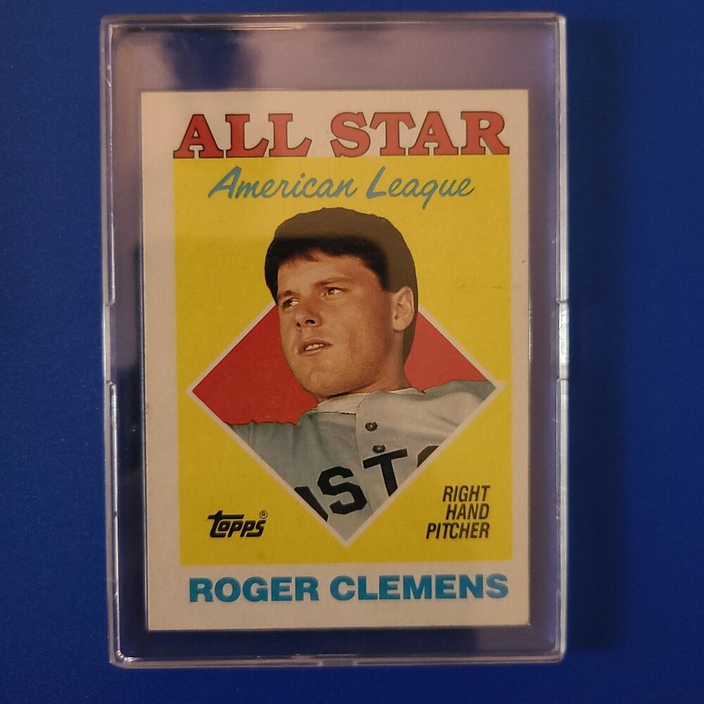 Roger Clemens 1987 Topps Card